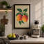 Peaches and Leaves Botanical - Wrapped Canvas-1210798394-1210798396