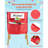 Chair Pockets for Classroom 24 Pack Seat Pocket with Name Tag 6 Colours