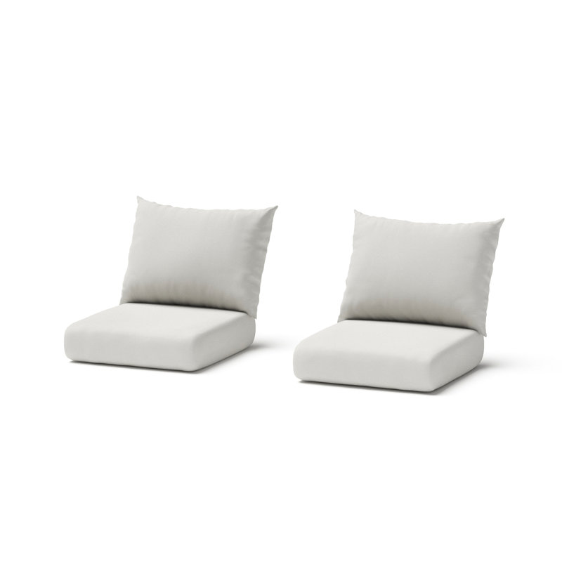 Castelli Outdoor Sunbrella Cushion Cover, White/Cream Sunbrella®