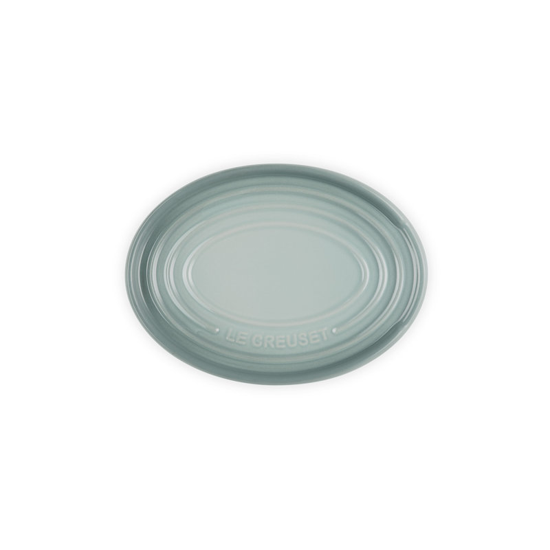 Le Creuset Stoneware Oval Spoon Rest, Sea Salt