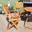 Fauteuil de patio en teck
