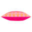 Cosmo O' Clock Indoor / Outdoor Abstract Pink Square Throw Cushion