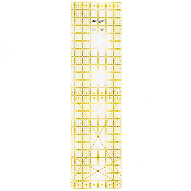 Omnigrid 6-1/2" x 24" Rectangle Quilting and Sewing Ruler