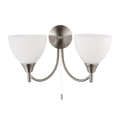 Barium Steel Armed Sconce