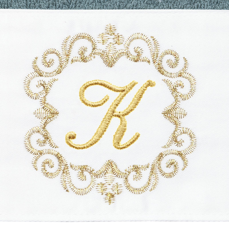 Winston Porter 100% Turkish Cotton MONICA 2PC Embellished Hand Towel Set, K