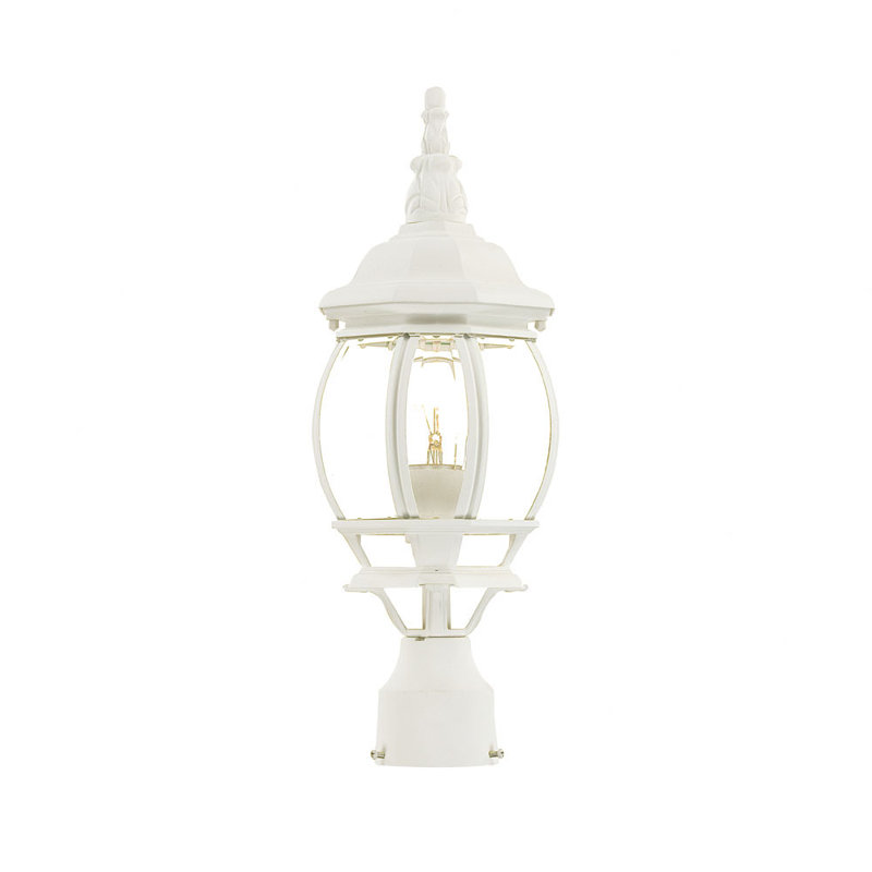 Zuckerman Beveled Lantern Head, Textured White