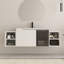 Meuble-lavabo mural simple 59 po avec plateau en céramique Myria-1394291091-1394291090