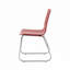 Ensemble de 2 chaises d'appoint rouges Flammara