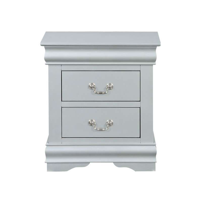 Table de chevet Louis Philippe III, Argent