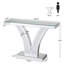 Console en V avec miroir et table d'appoint en forme de couloir | Idée de cadeau