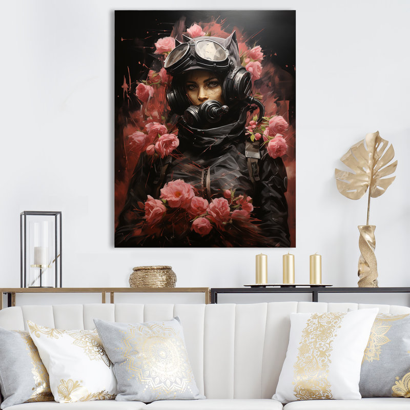 Art sur toile Feline, Toile tendue, H 20 po x l 12 po x P 1 po