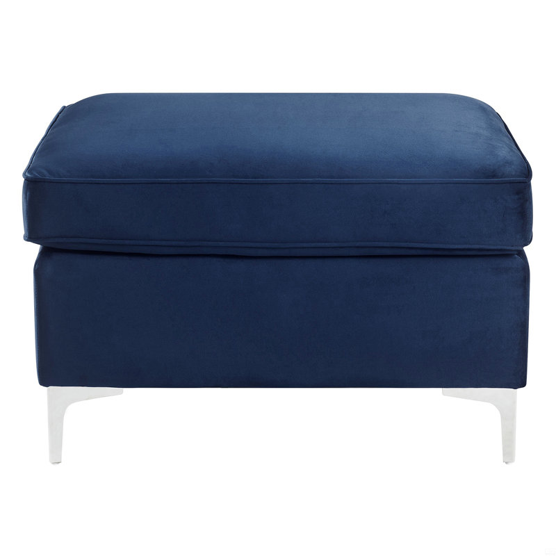 Repose-pieds rectangulaire, Bleu