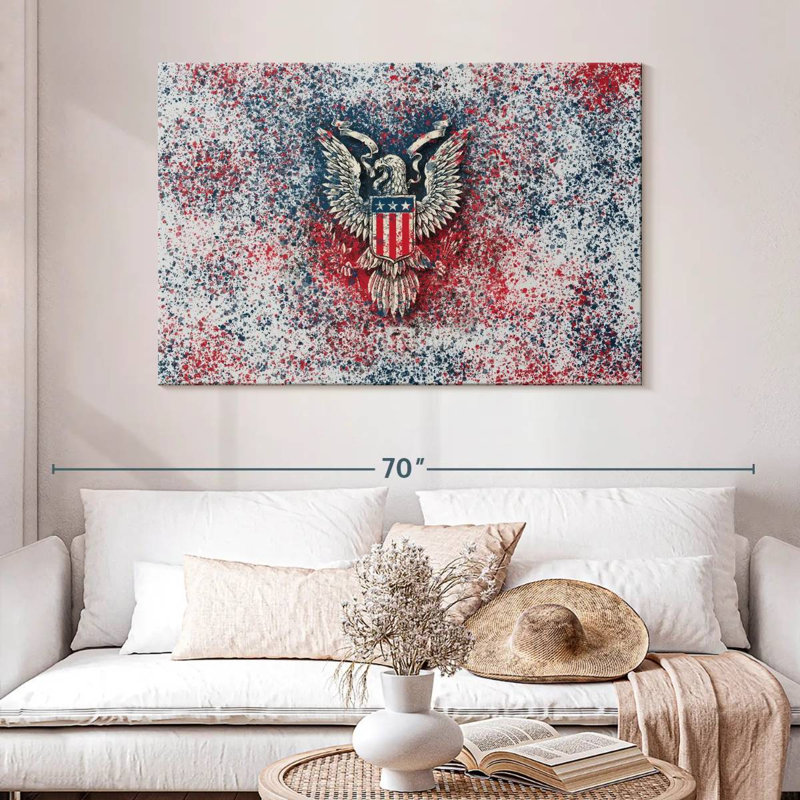 Lelar American Eagle Insignia, 32" H x 48" W