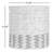Natural Water Hyacinth And Paper Basket With Stripes