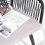 Chaise de patio en rotin avec coussins-1239835766