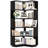 63.8"H 6-Tier L-Shaped Corner Bookshelf-769127414