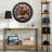 Mantel Clock 16" Round for Living Room decor with Real Moving Gears transformable into a Wall Clock (detachable base) Canada Collection-1170439577