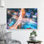 Urban City Lights - Wrapped Canvas Painting-56645584