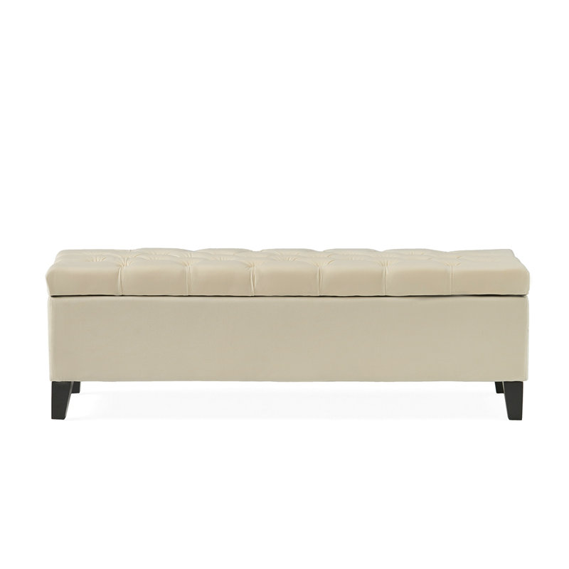 GLOUSTER STORAGE OTTOMAN V2, Light Gray