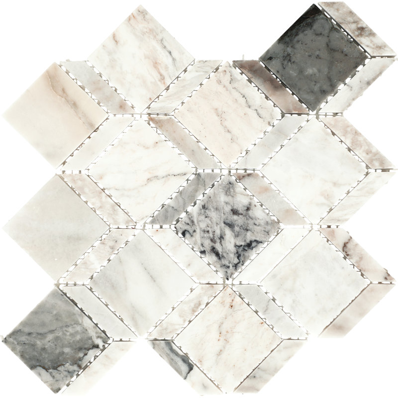 Carreau de mosaïque Gamma Natural Stone Balance XL pour mur et plancher (ensemble de 10)
