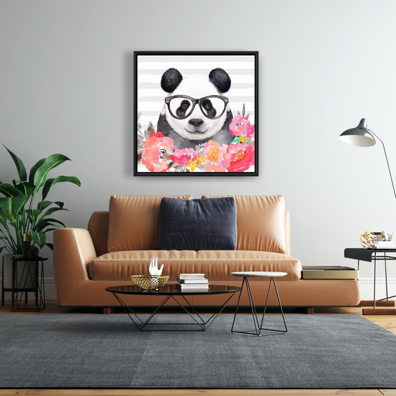 " Panda With Glasses "