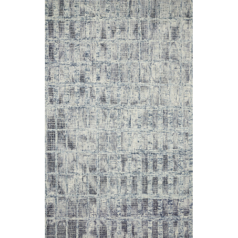 Breazeale Hand Hooked Abstract Indoor Rug, Square 1'6"