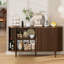 Armoire de rangement 55 po avec portes coulissantes et tablettes réglables-128981382-128981384
