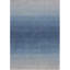 Gradations Ombre Handwoven Wool Blue Area Rug-313324145