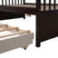 Lit superposé simple / double avec lit gigogne simple, lit superposé séparable avec tiroirs pour la chambre à coucher - Espresso-643436755