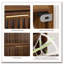 Armoire à chaussures 23,6 po en noyer-488039620