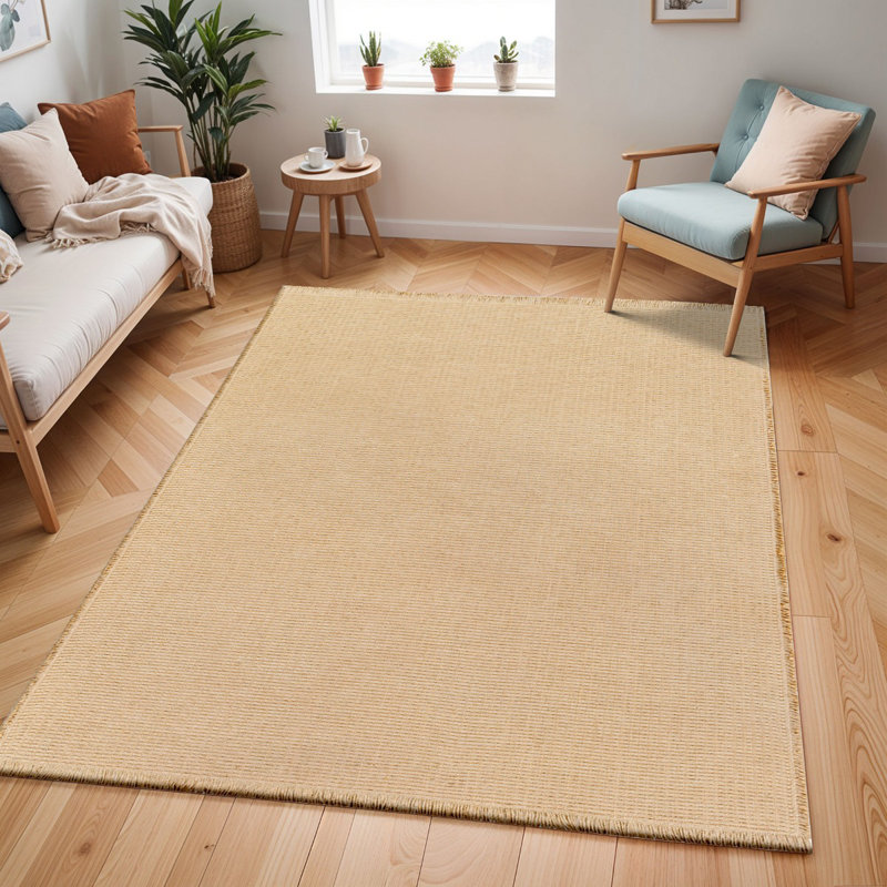 Brown Modern Rug, Geometric Easy to Clean Rug For Living Room, Dining Room, Bedroom, Kitchen, Rectangle 120 x 170 cm