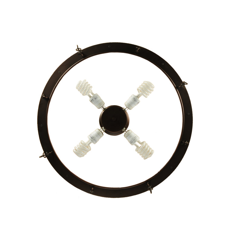 Meyda Tiffany & Stained Glass 4 - Light Flush Mount