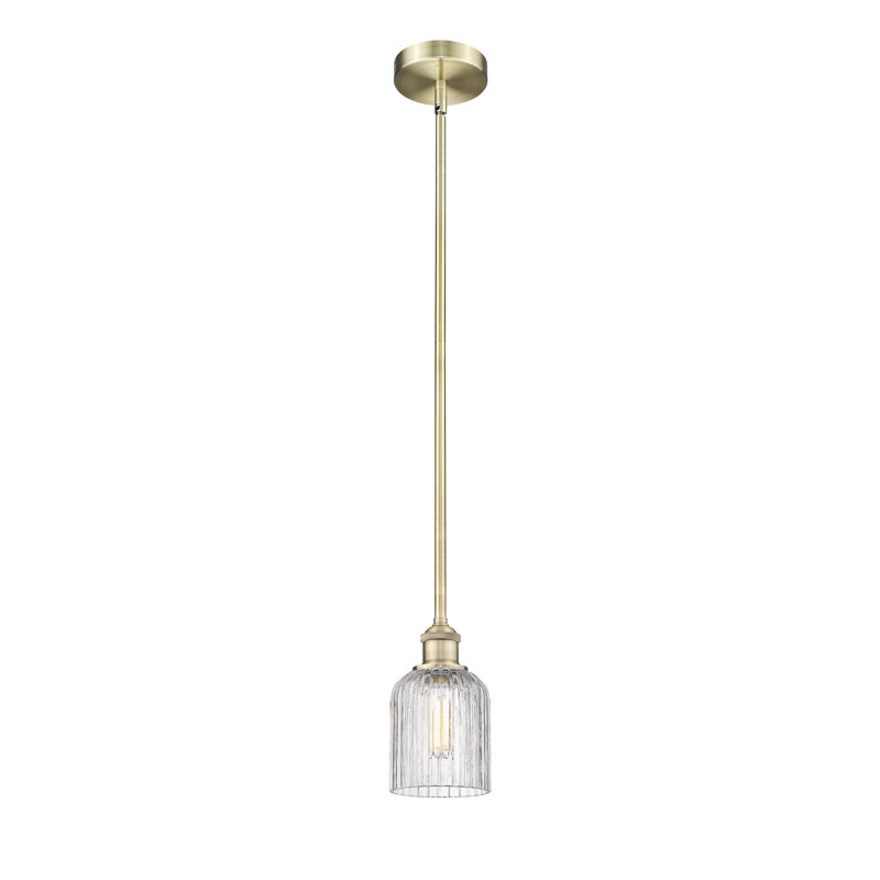 Aalina 1 - Light Pendant, Antique Brass, Clear
