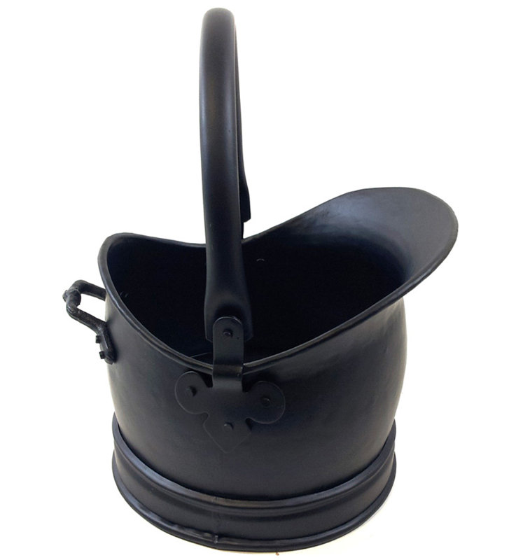 West Newbury Metal Log Carrier, Black, Small