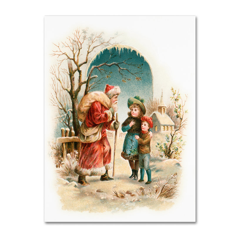 « rétro xmas 4 », publicité sur toile tendue, H 24 po x l 18 po