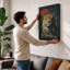 Leopard in Bloom Boho - Framed Print-493076923-493076927