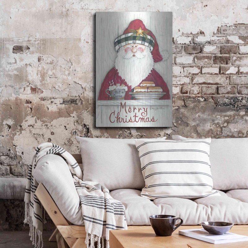 «Jolly St. Nick» par Mary Ann June, H 36 po x l 24 po