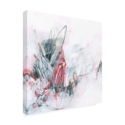 Magenta String I - Wrapped Canvas Print