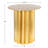 Greenpoint Pleated Metal Side Table-315813735