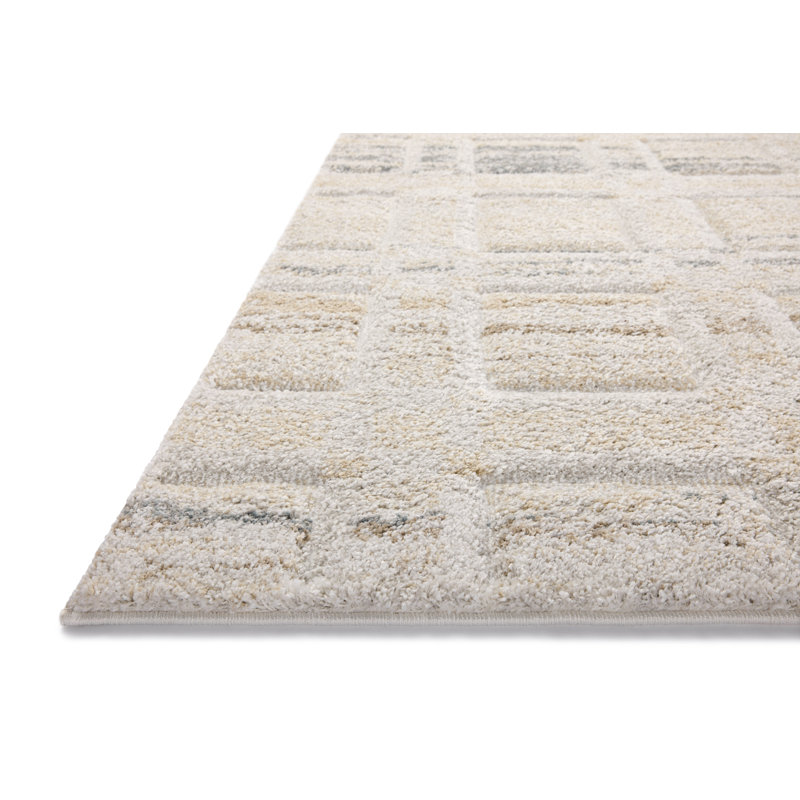 Manali Bone / Multi Area Rug, Rectangle 6'7" x 9'2"