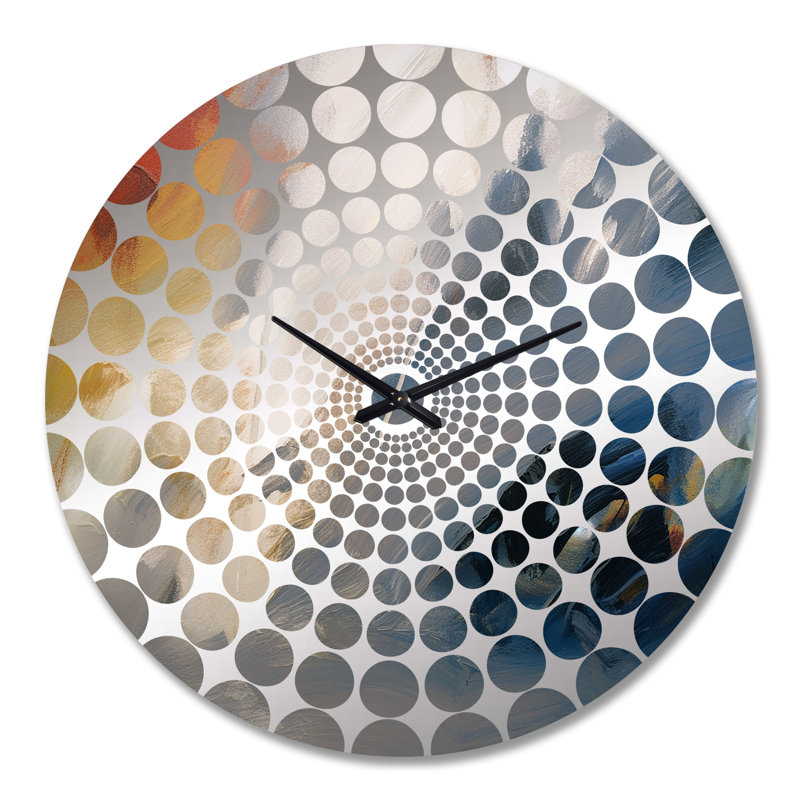 Maeryn - Horloge murale peinture abstraite, Très grand