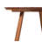 Delfinia Acacia Round Solid Wood Top with Solid Wood Base Dining Table