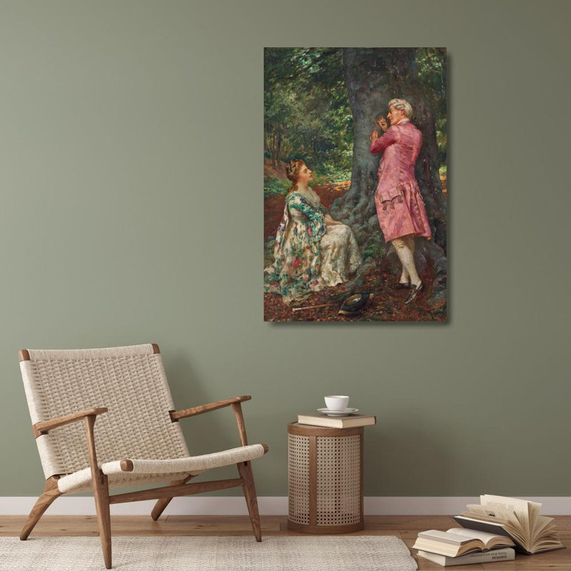 «Etched with Love» par William Breakspeare - Art mural sur toile tendue avec châssis, H 40 po x l 28 po