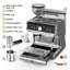 Machine à espresso avec moulin intégré et mousseur à lait automatique, 20 bars, chauffage rapide, cappuccino maison et machine à café au lait