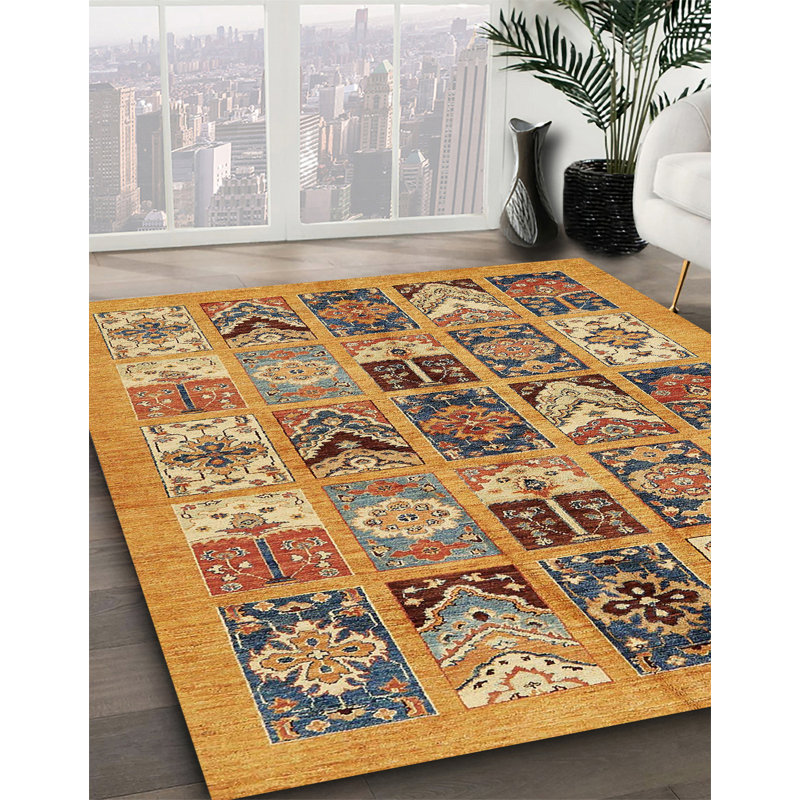Tapis abstrait moderne 628, Carré 5 pi