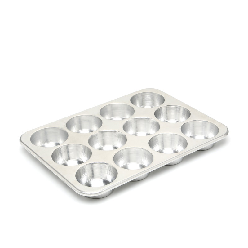 Nordic Ware Naturals® 12 Cup Muffin Pan, Silver
