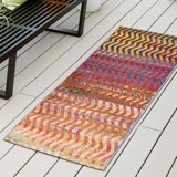 Skylar Abstract Green/Beige Indoor/Outdoor Area Rug
