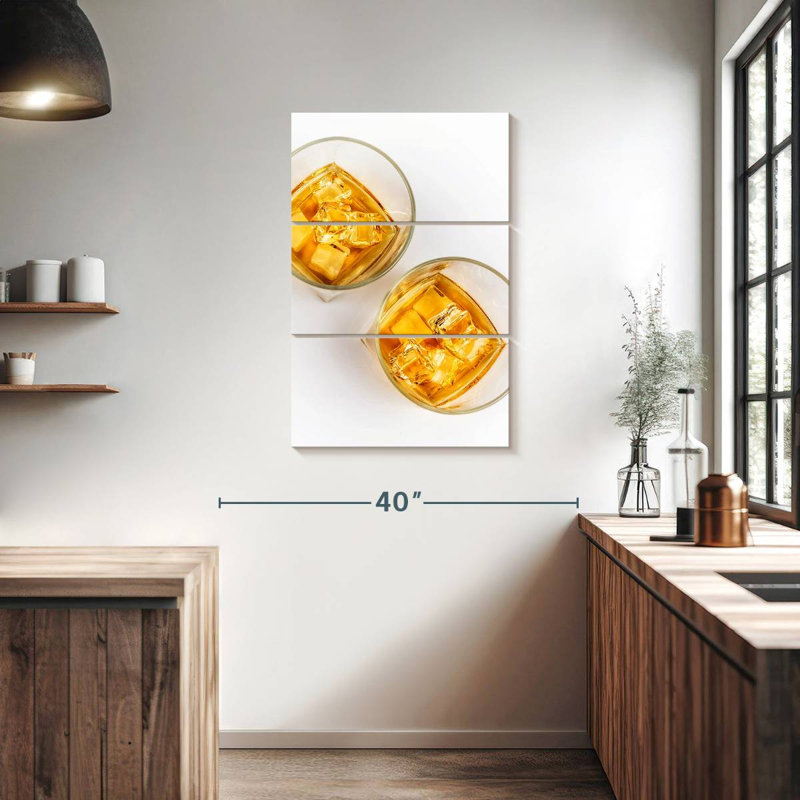Yarlin Cold Whiskey Drinks, 38" H x 24" W