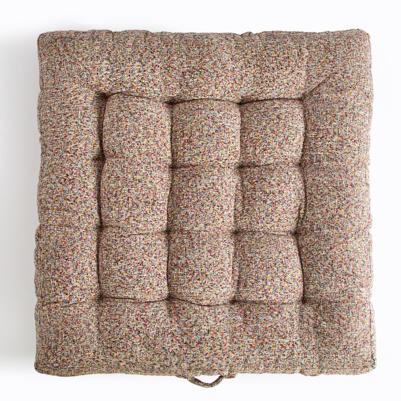 Textured Outdoor Throw Pillow, 40" H x 40" W, Avery Summer