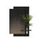 Art mural minimaliste en grès lumineux avec verdure hydroponique - décoration de vestibule / salon à DEL-142307446